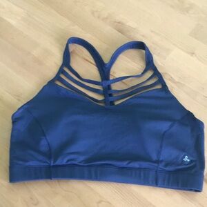 Prana Riesling Navy Yoga Sports Bra size Large